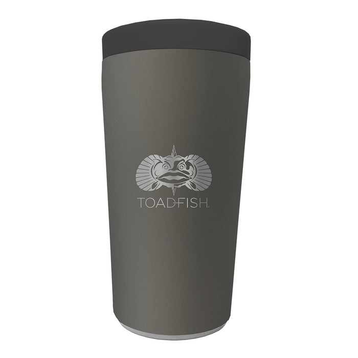 Toadfish NonTipping Can Cooler 20 Universal Design Graphite 5006