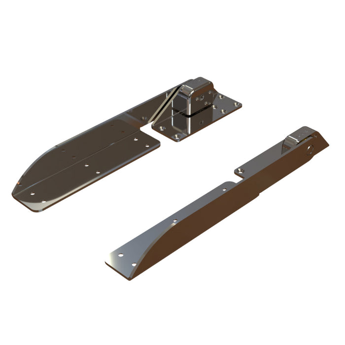 TACO Command Ratchet Hinge 1812 316 Stainless Steel Polished wHard Stop H250048