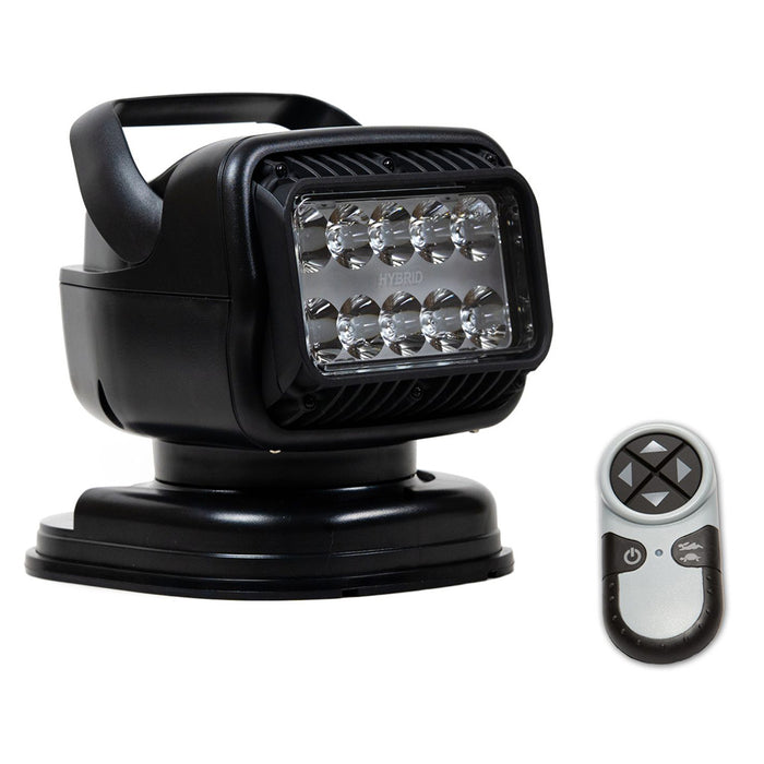 Golight GT Series LED Hybrid Portable Light wMagnetic Shoe Mount Handheld Wireless Remote 12V Black 79518GT
