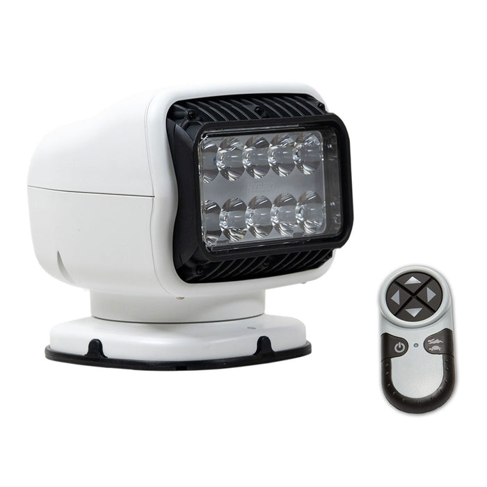 Golight GT Series LED Hybrid Light Permanent Mount wHandheld Wireless Remote 12V White 20008GT
