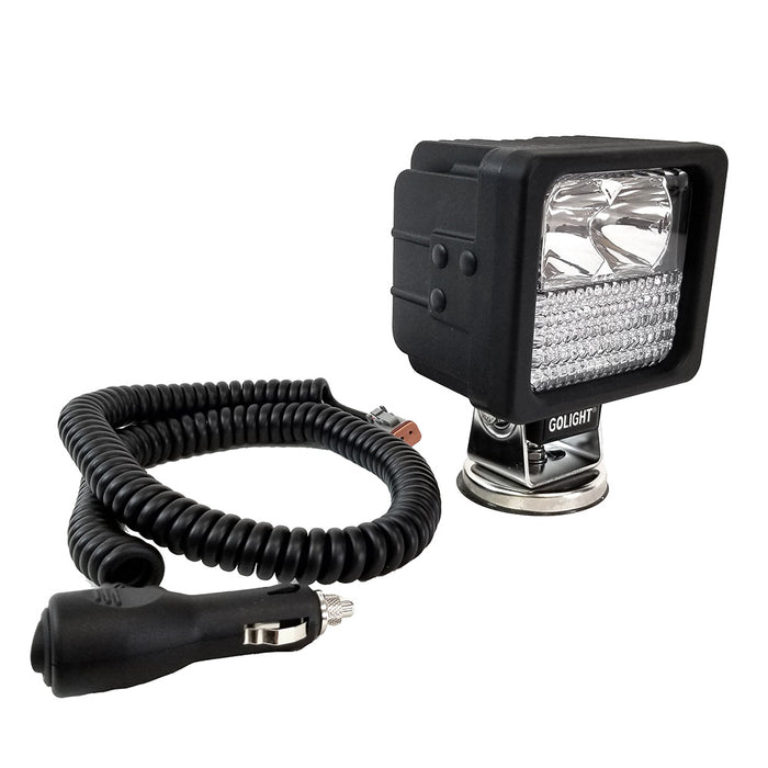 Golight GXL LED Hybrid Portable Work Light Series Magnetic Mount wNo Remote 12V Black 40235