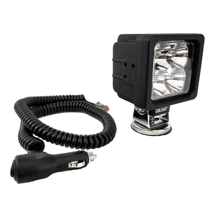 Golight GXL LED Work Light Series Portable Spot Light Magnetic Mount wNo Remote 12V Black 40245