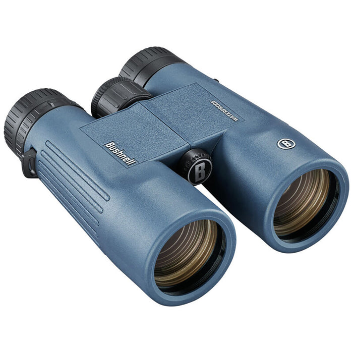 Bushnell 10x42mm H2O Binocular Dark Blue Roof WPFP Twist Up Eyecups 150142R