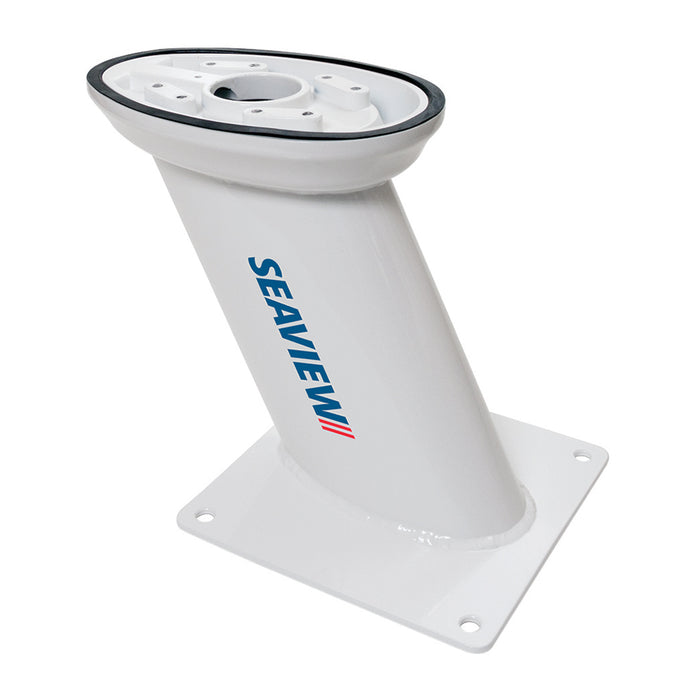 Seaview 12" Modular Mount AFT Raked 10 x 10 Base Plate - f-Large Sat Domes - 18" Top Plate Required