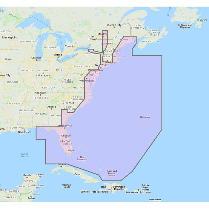 Furuno U.S. East Coast, Bahamas & Bermuda - Vector Charts & Standard Resolution Satellite Photos f-Bahamas - Unlock Code