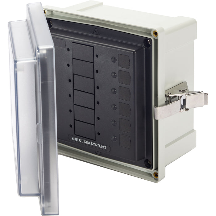 Blue Sea 3113 - SMS Panel Enclosure w-6 Blank Circuits