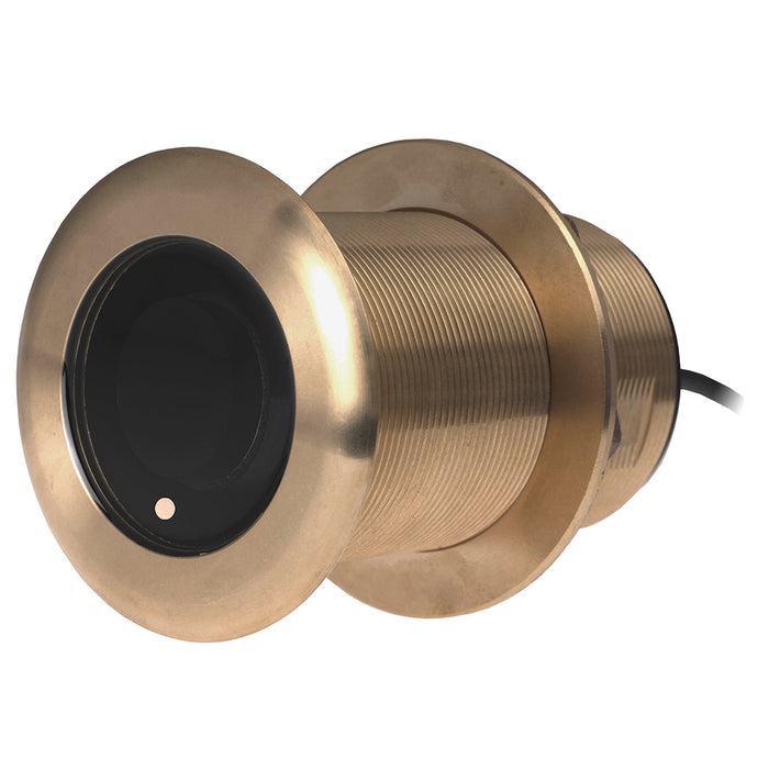 Raymarine B75H Bronze 0° Low Profile D-T Thru-Hull Transducer - 600W CHIRP