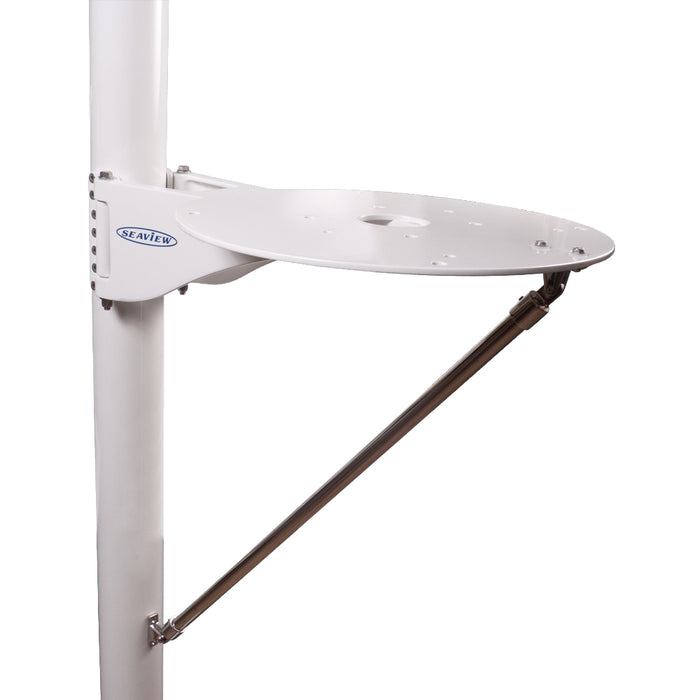Seaview Mast Platform f-KVH M7-TV6 & Intellian i6-D6