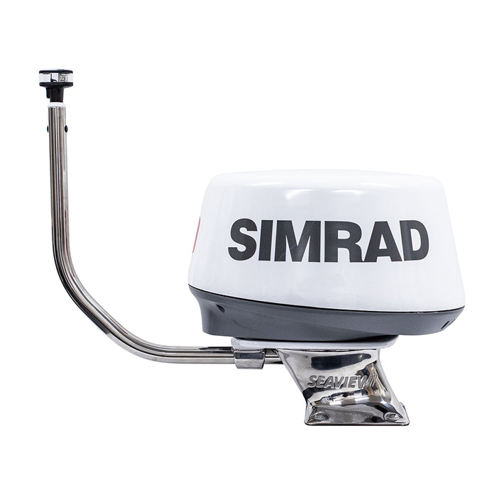 Seaview 5" Stainless Steel Power Mount - 7" x 7" Base - f-Garmin-Raymarine 3G-4G Radar
