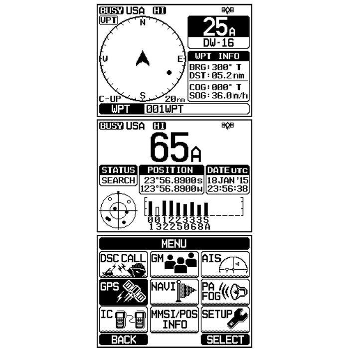 Standard Horizon Quantum GX6000 25W Commercial Grade Fixed Mount VHF w-NMEA 2000, Integrated AIS receiver, & Speaker Mic